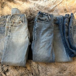 Boys skinny jeans 3 Abercrombie and 3 Zara.